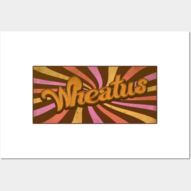 Groovy and Retro Wheatus Wall Art by Itulah Cinta